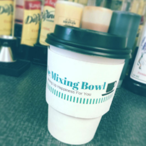 coffee and pastries served at The Mixing Bowl Cafe in Gering